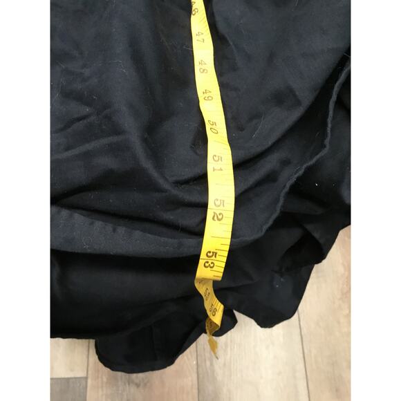 Making The Cut Sienna's Dress Women's Medium Black Ruffle Tiered Hi-Low A-Line - Picture 8 of 9